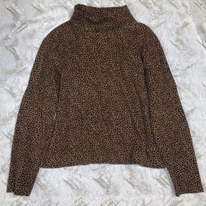 Jones NY - Cheetah Turtleneck